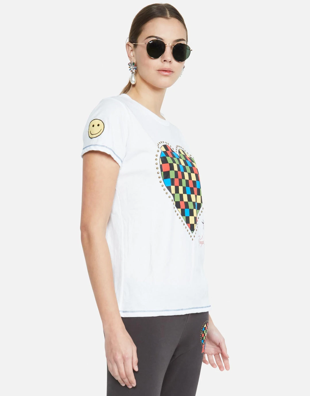 Lauren Moshi Aviana Rad Checkered Heart