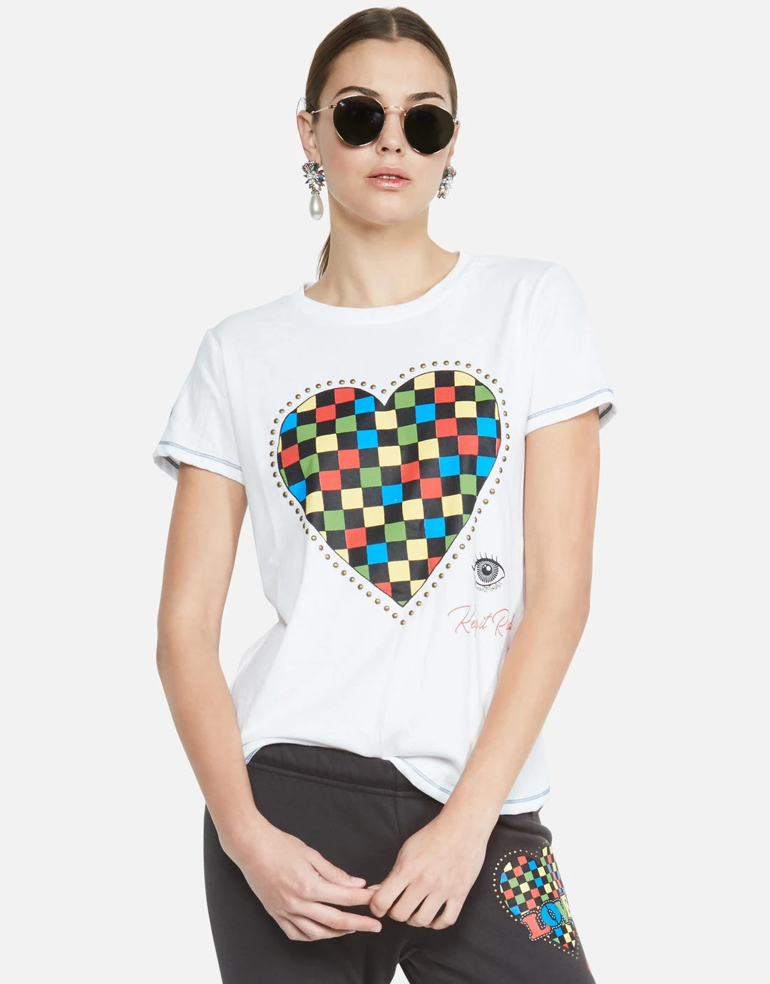 Lauren Moshi Aviana Rad Checkered Heart