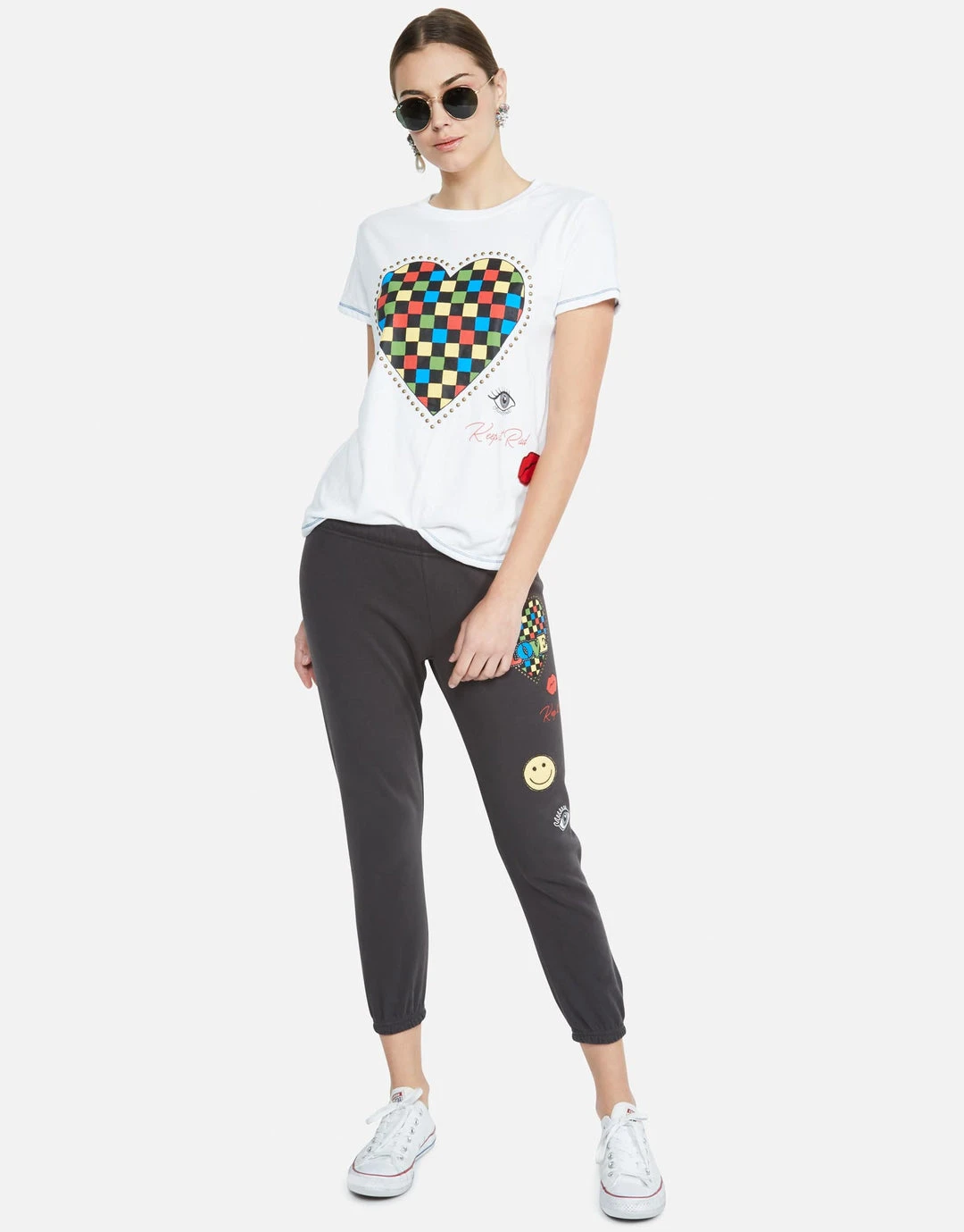 Lauren Moshi Aviana Rad Checkered Heart
