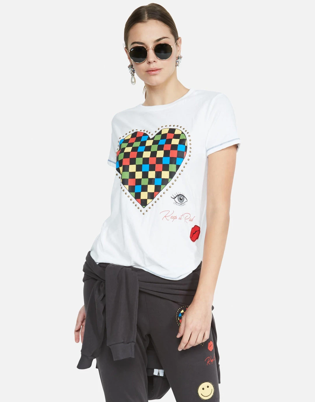 Lauren Moshi Aviana Rad Checkered Heart