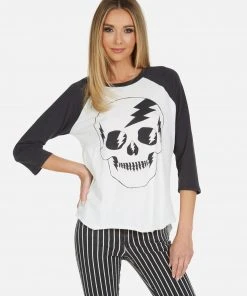 Lauren Moshi Short Sleeve Kenya Electric Skull