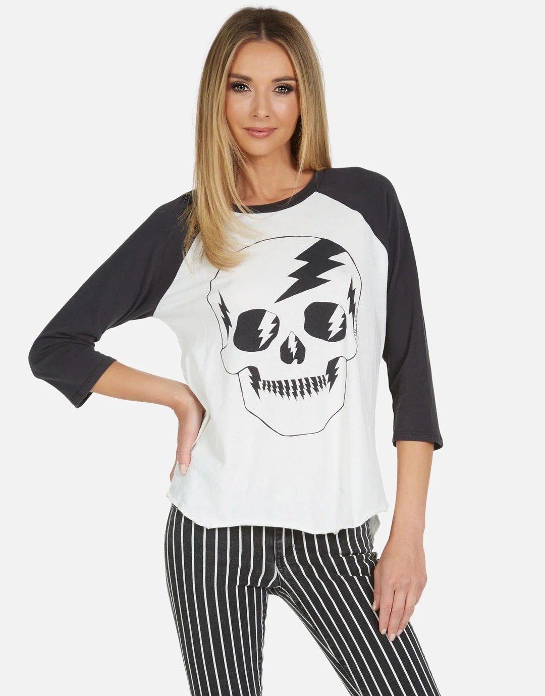 Lauren Moshi Short Sleeve Kenya Electric Skull
