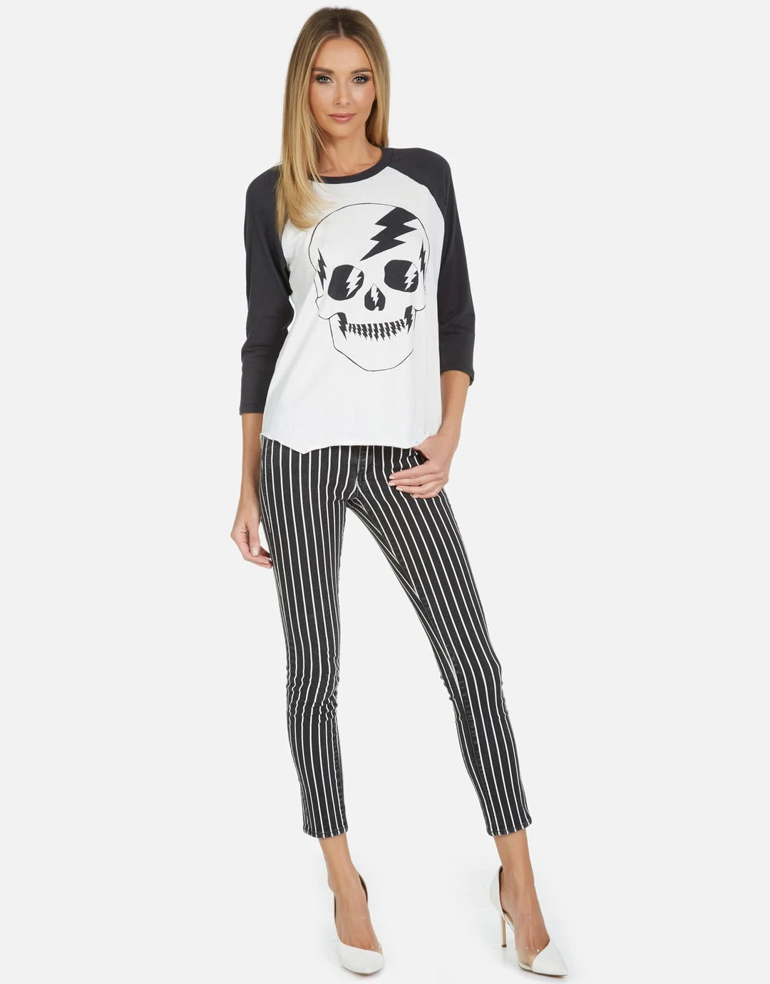 Lauren Moshi Short Sleeve Kenya Electric Skull