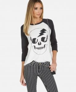 Lauren Moshi Short Sleeve Kenya Electric Skull