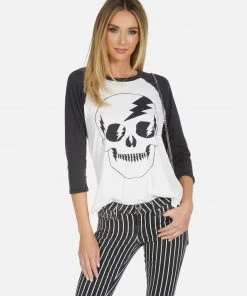Lauren Moshi Short Sleeve Kenya Electric Skull