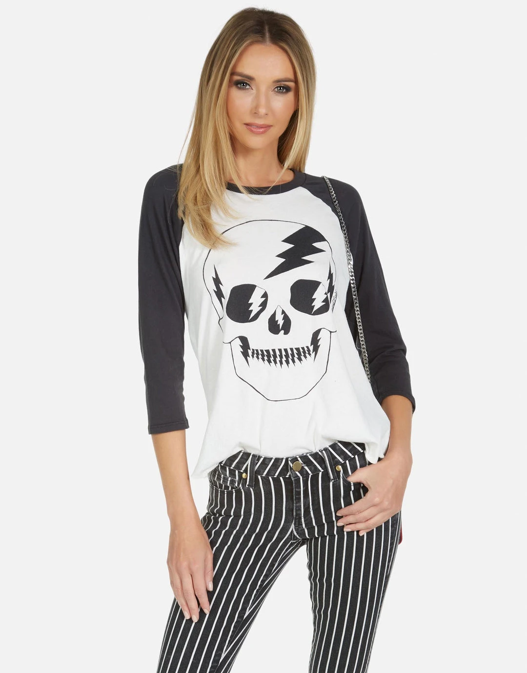 Lauren Moshi Short Sleeve Kenya Electric Skull