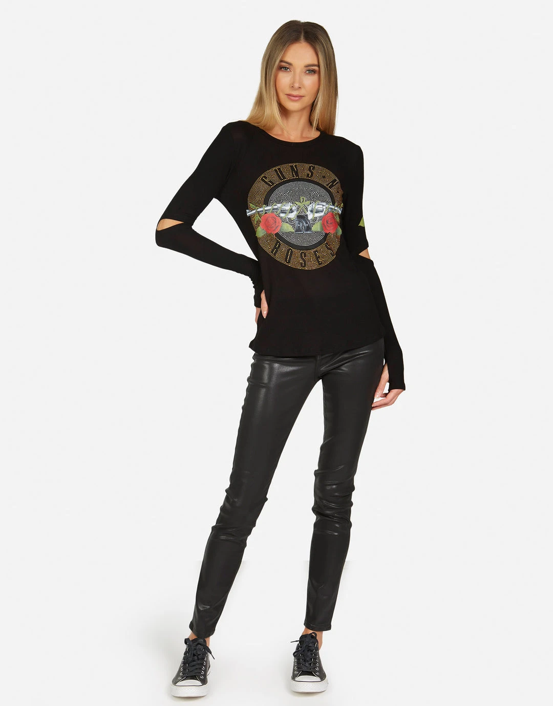 Lauren Moshi X Guns N' Roses Amora Guns N' Roses Tops