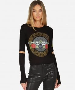 Lauren Moshi X Guns N' Roses Amora Guns N' Roses Tops