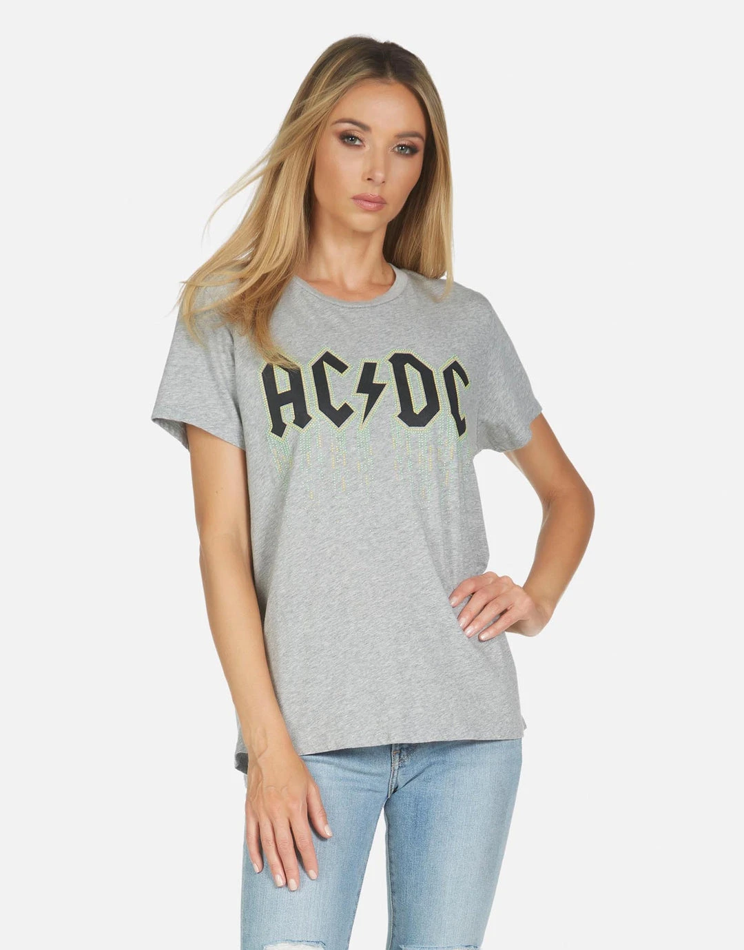 Lauren Moshi X ACDC Jordana AC/DC Neon Stud