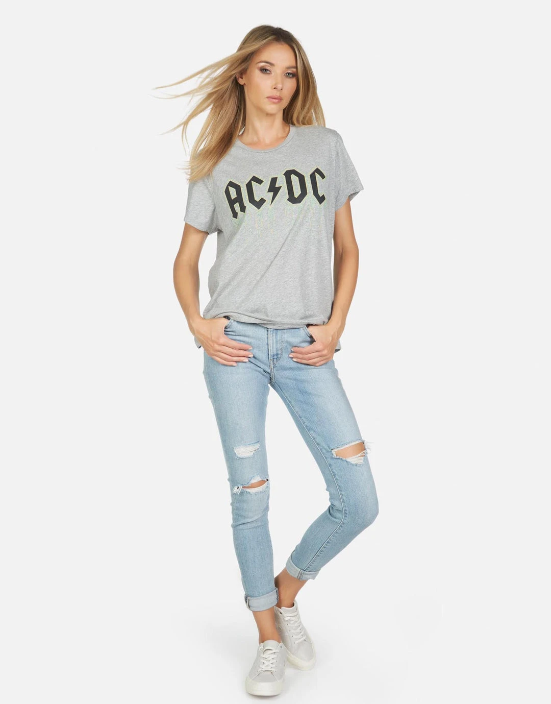 Lauren Moshi X ACDC Jordana AC/DC Neon Stud