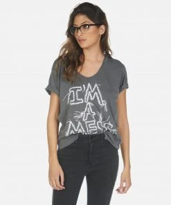 Lauren Moshi Elara I'm A Mess Short Sleeve
