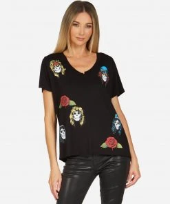 Lauren Moshi X Guns N' Roses Short Sleeve Elara Guns N' Roses