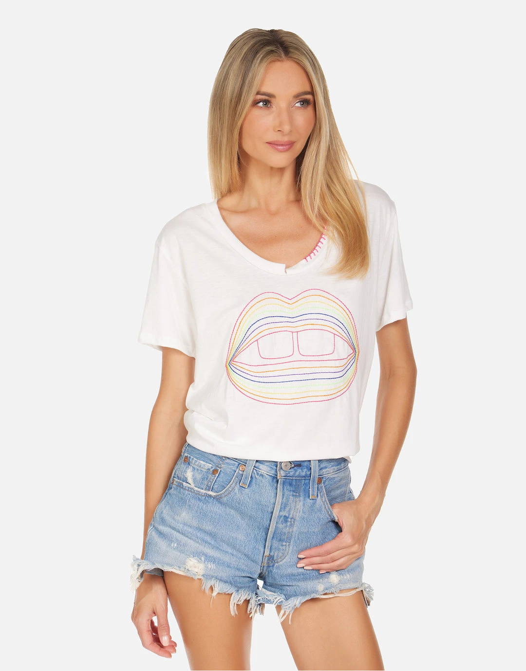 Lauren Moshi NEW Elara Rainbow Lip Outline