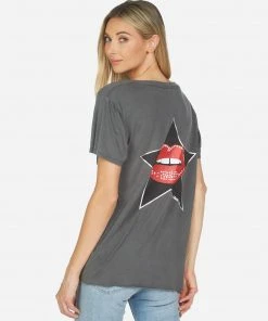Lauren Moshi Short Sleeve Elara Star Lip