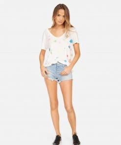 Lauren Moshi Elara Floral Dove Elements NEW