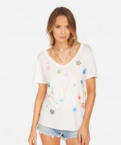 Lauren Moshi Elara Floral Dove Elements NEW