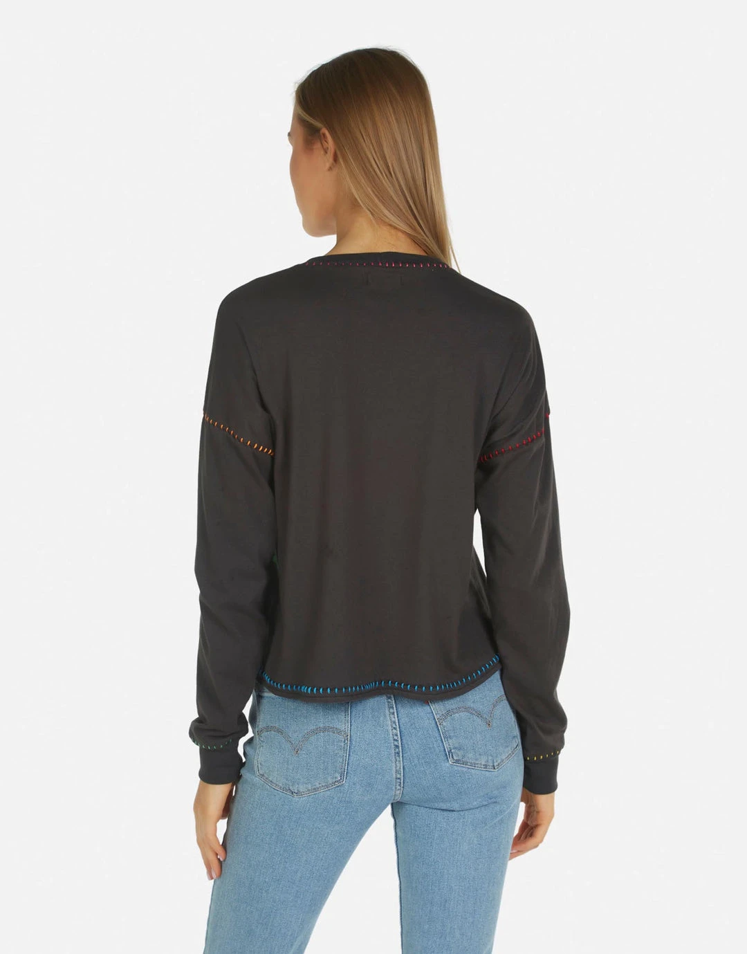 Lauren Moshi Brita Love Peace Happiness Long Sleeve