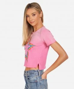 Lauren Moshi NEW Adeline Rainbow Lightning Star