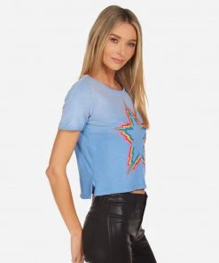 Lauren Moshi NEW Adeline Rainbow Lightning Star