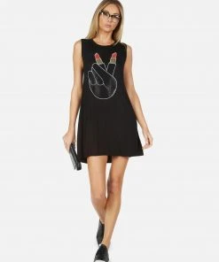 Lauren Moshi Collections Deanna Crystal Lipstick Peace