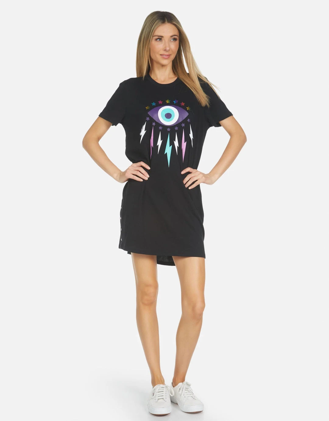 Lauren Moshi Adar Foil Electric Star Eye Dresses
