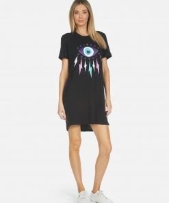 Lauren Moshi Adar Foil Electric Star Eye Dresses