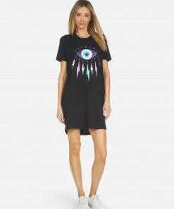 Lauren Moshi Adar Foil Electric Star Eye Dresses
