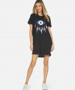Lauren Moshi Adar Foil Electric Star Eye Dresses
