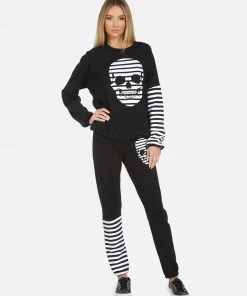 Lauren Moshi Collections Gia Stripe Skull