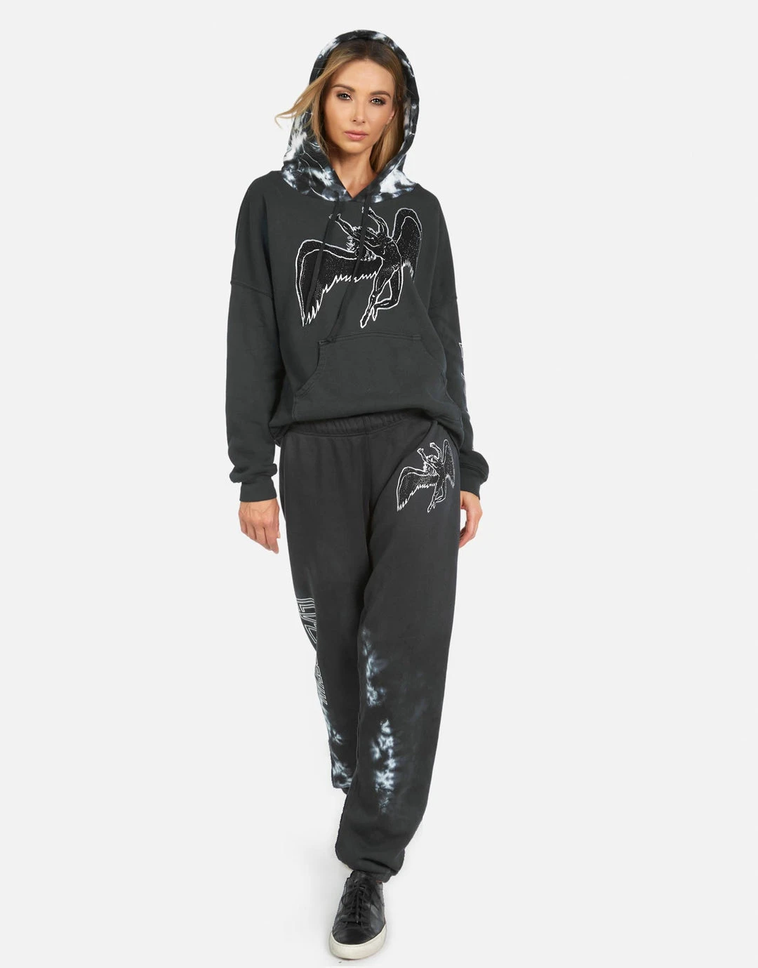 Lauren Moshi X Led Zeppelin Bottoms Tanzy Led Zeppelin Outline