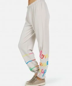 Lauren Moshi Bottoms Tanzy Love Peace Happiness