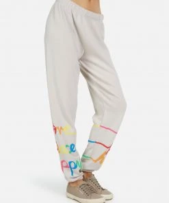 Lauren Moshi Bottoms Tanzy Love Peace Happiness