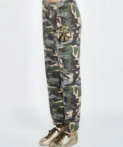 Lauren Moshi X Exclusive X Foil Vintage Peace Bottoms