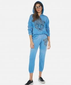 Lauren Moshi Alana Heart Leopard Bottoms