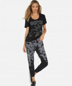 Lauren Moshi X Led Zeppelin Alana Led Zeppelin Outline Bottoms