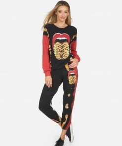 Lauren Moshi Alana Tiger Tongue Bottoms