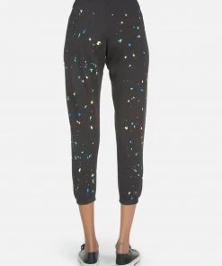 Lauren Moshi Alana Text Happy Face Bottoms