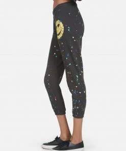 Lauren Moshi Alana Text Happy Face Bottoms
