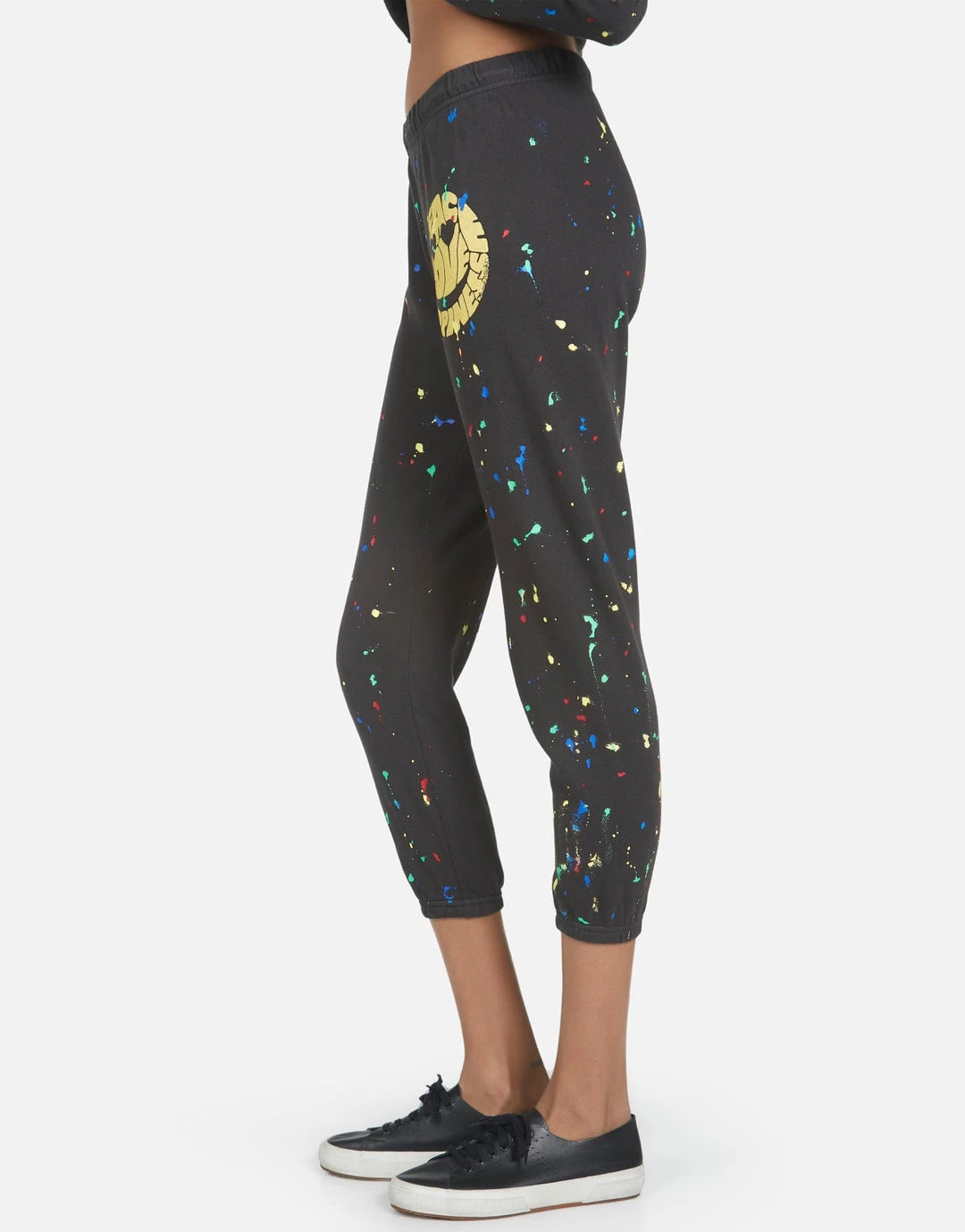 Lauren Moshi Alana Text Happy Face Bottoms