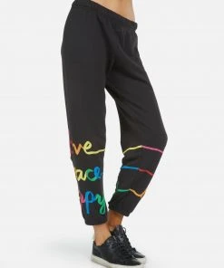 Lauren Moshi Bottoms Alana Love Peace Happiness