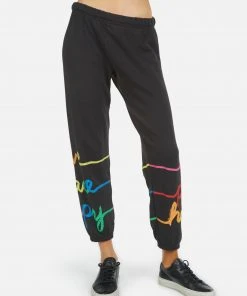 Lauren Moshi Bottoms Alana Love Peace Happiness