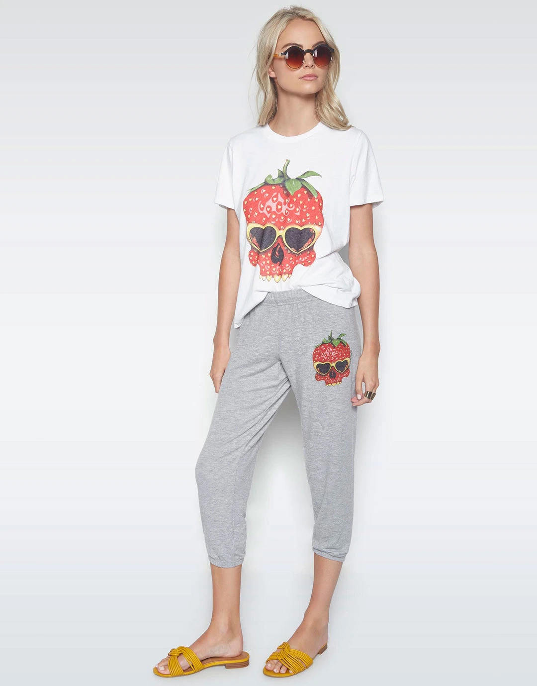 Lauren Moshi Bottoms Alana Strawberry Skull