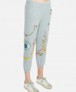 Lauren Moshi Bottoms Alana Floral Eye Love