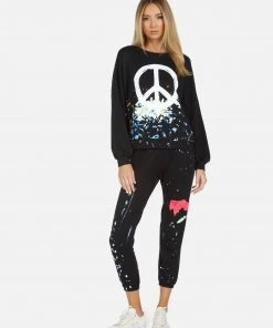 Lauren Moshi Alana Brush Peace Bottoms
