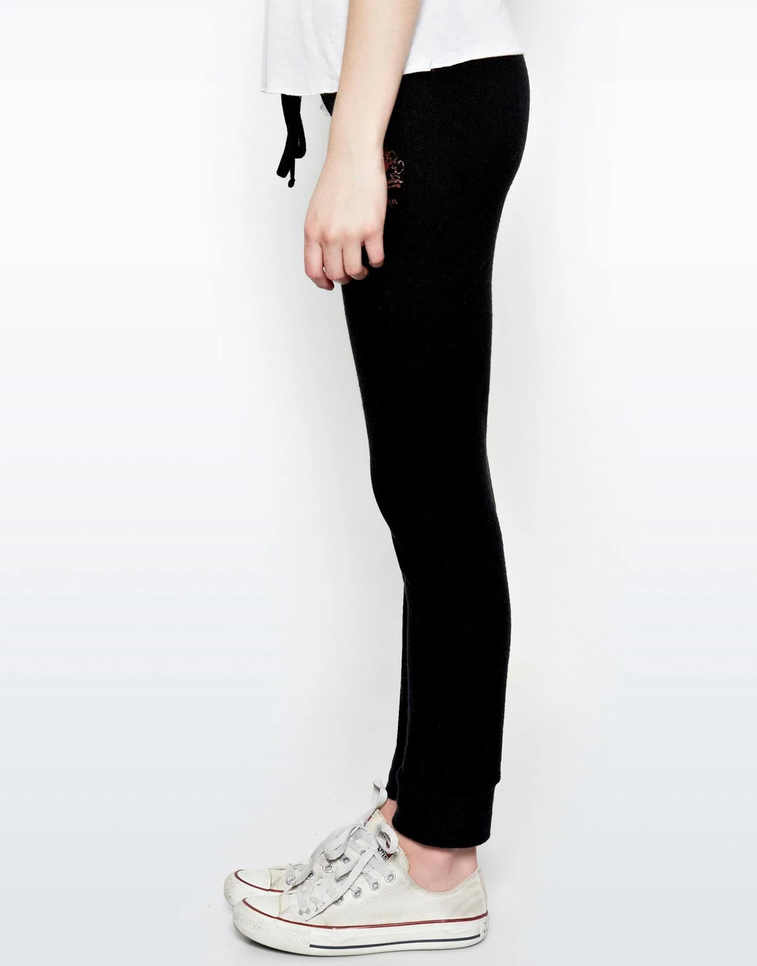 Lauren Moshi Kizzy Rose Gold Foil Lip Bottoms