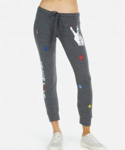 Lauren Moshi Bottoms Kizzy Peace Hand Elements