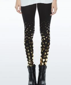 Lauren Moshi Shae All Over Foil Hearts Bottoms