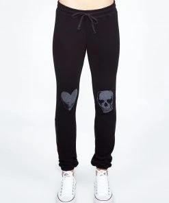 Lauren Moshi Bottoms Tiki Heart Eye Skull