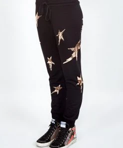Lauren Moshi Bottoms Jess Foil Scribble Stars