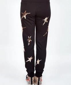 Lauren Moshi Bottoms Jess Foil Scribble Stars